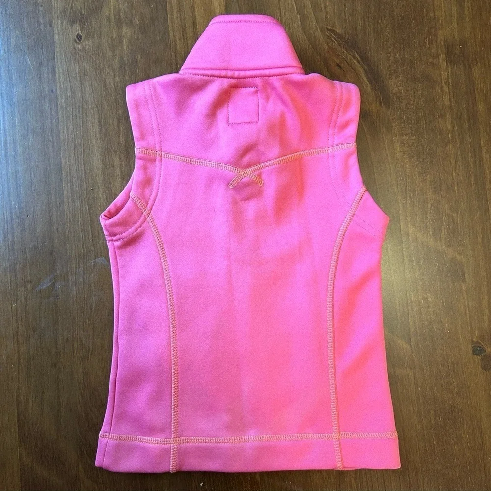 Roper Girls Fleece Lined Softshell Vest XS Pink Western Zip-Up